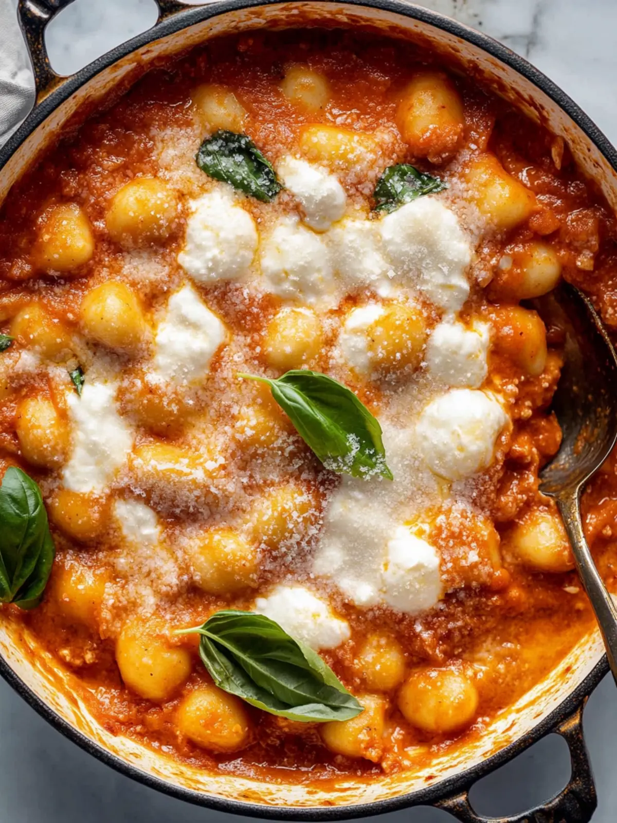 Baked Vodka Sauce Gnocchi with Burrata: Comfort Food Bliss 2 Baked Vodka Sauce Gnocchi with Burrata