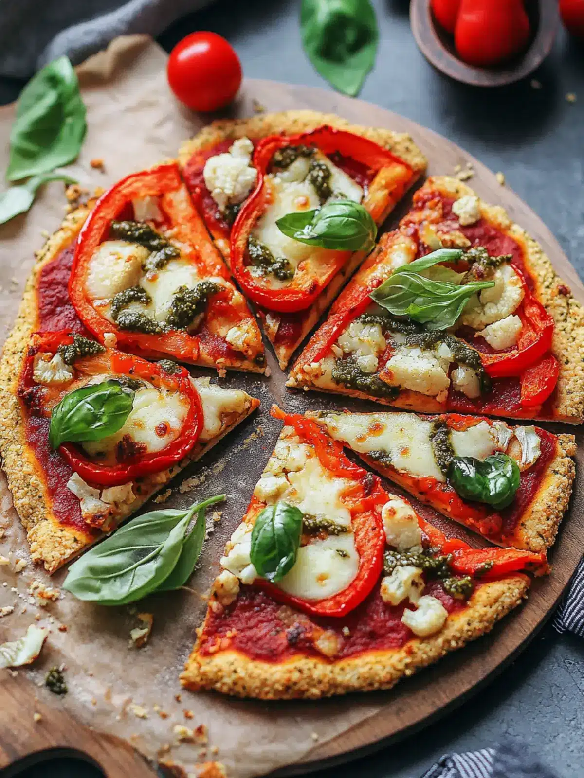 Irresistible Vegan Cauliflower Pizza Crust That's Easy to Make 4 Vegan Cauliflower Pizza Crust