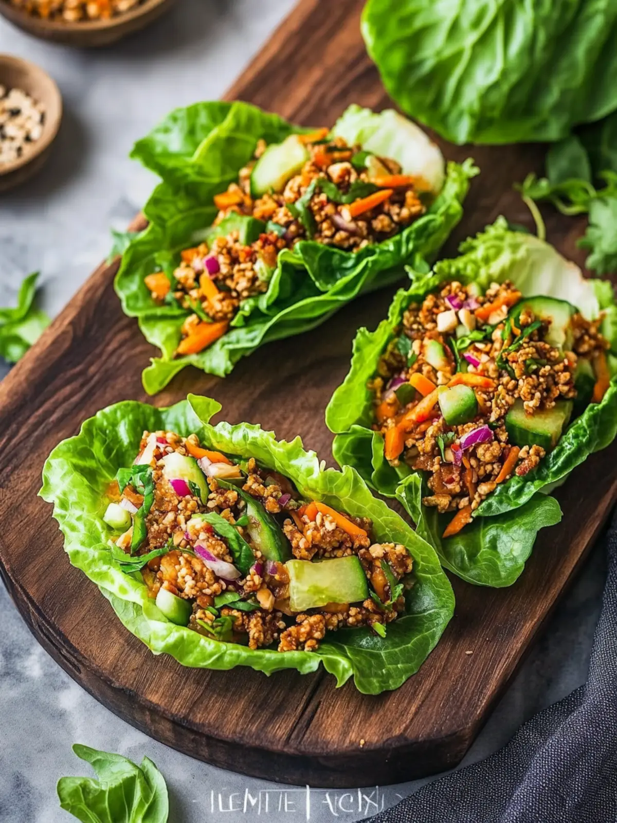 Savory Healthy Lettuce Wraps for a Guilt-Free Delight 2 Healthy Lettuce Wraps