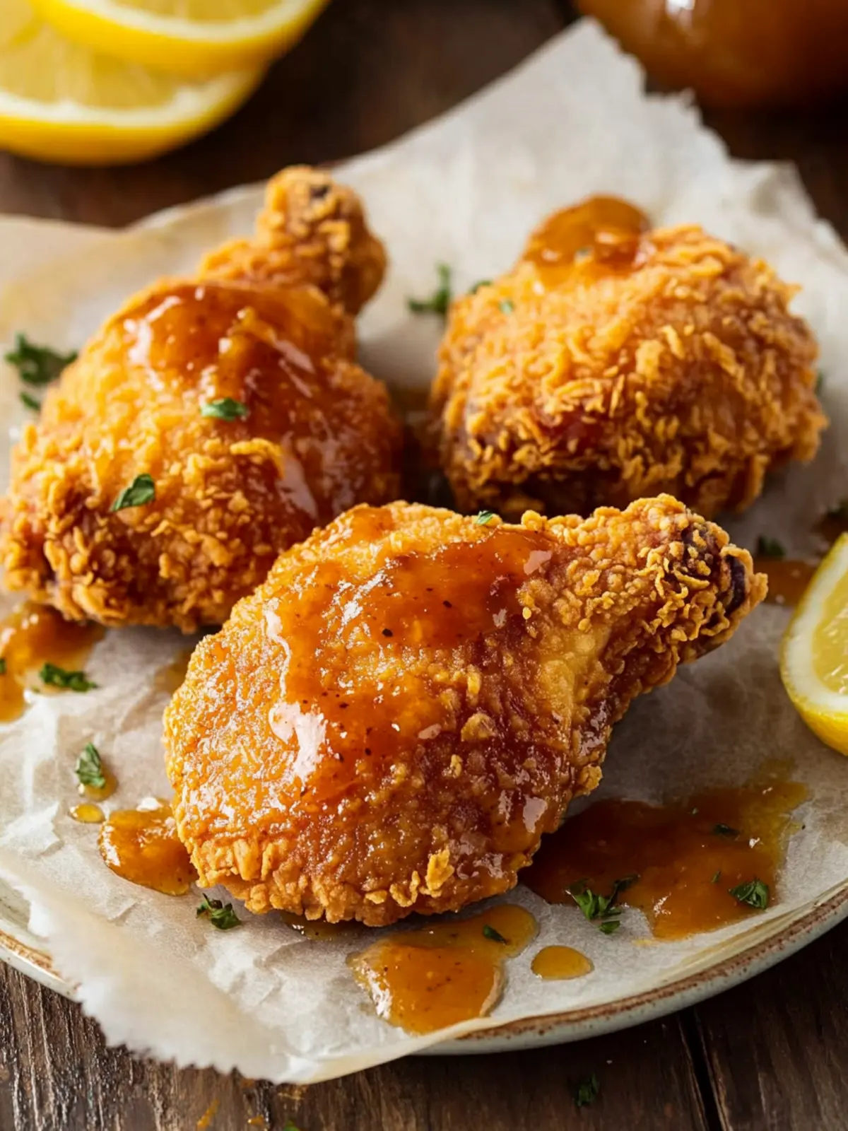 Oven-Fried Southern Chicken with Honey Bourbon Bliss 5 Oven-Fried Southern Chicken