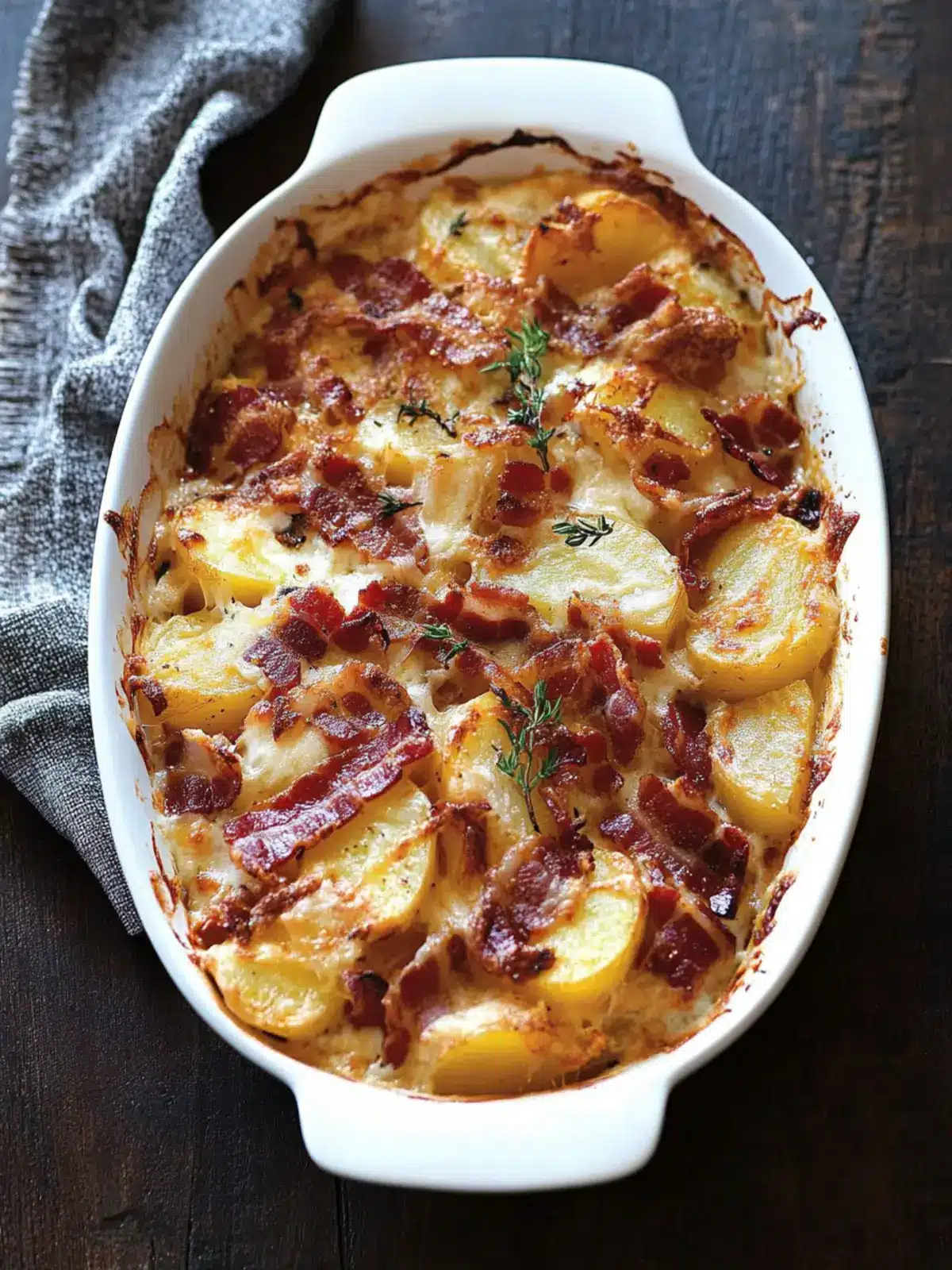 Comforting French Bacon, Potato, and Reblochon Casserole 5 French Bacon, Potato, and Reblochon Casserole