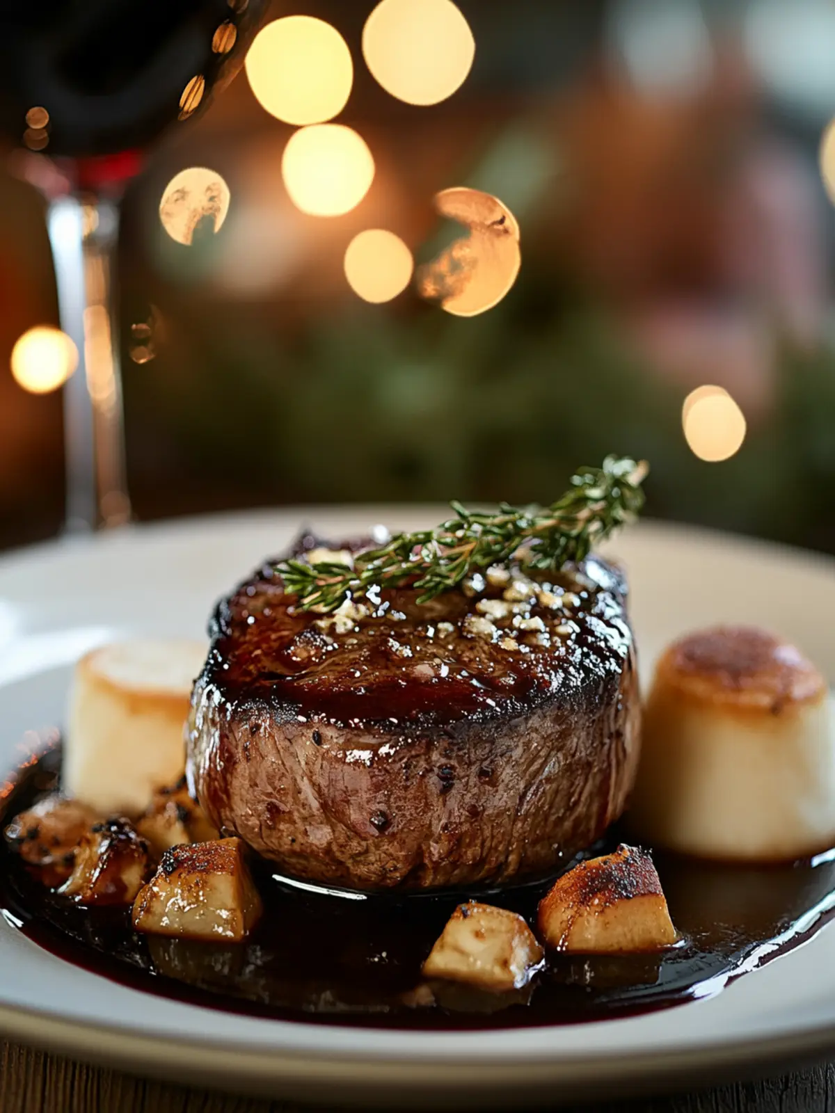 Indulge in Filet Mignon with Red Wine Reduction Bliss 3 Filet Mignon with Red Wine Reduction