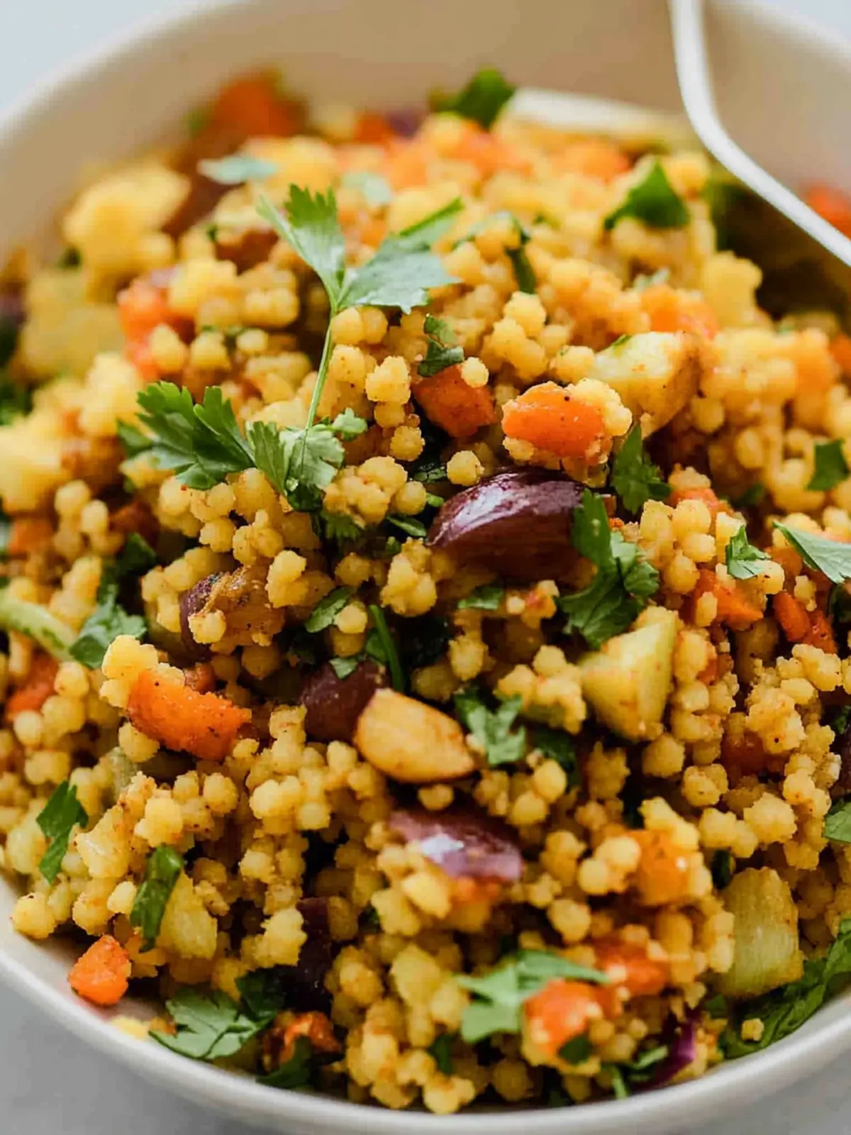 Curried Couscous Vegan Salad: A Flavor-Packed Delight 2 Curried Couscous Vegan Salad
