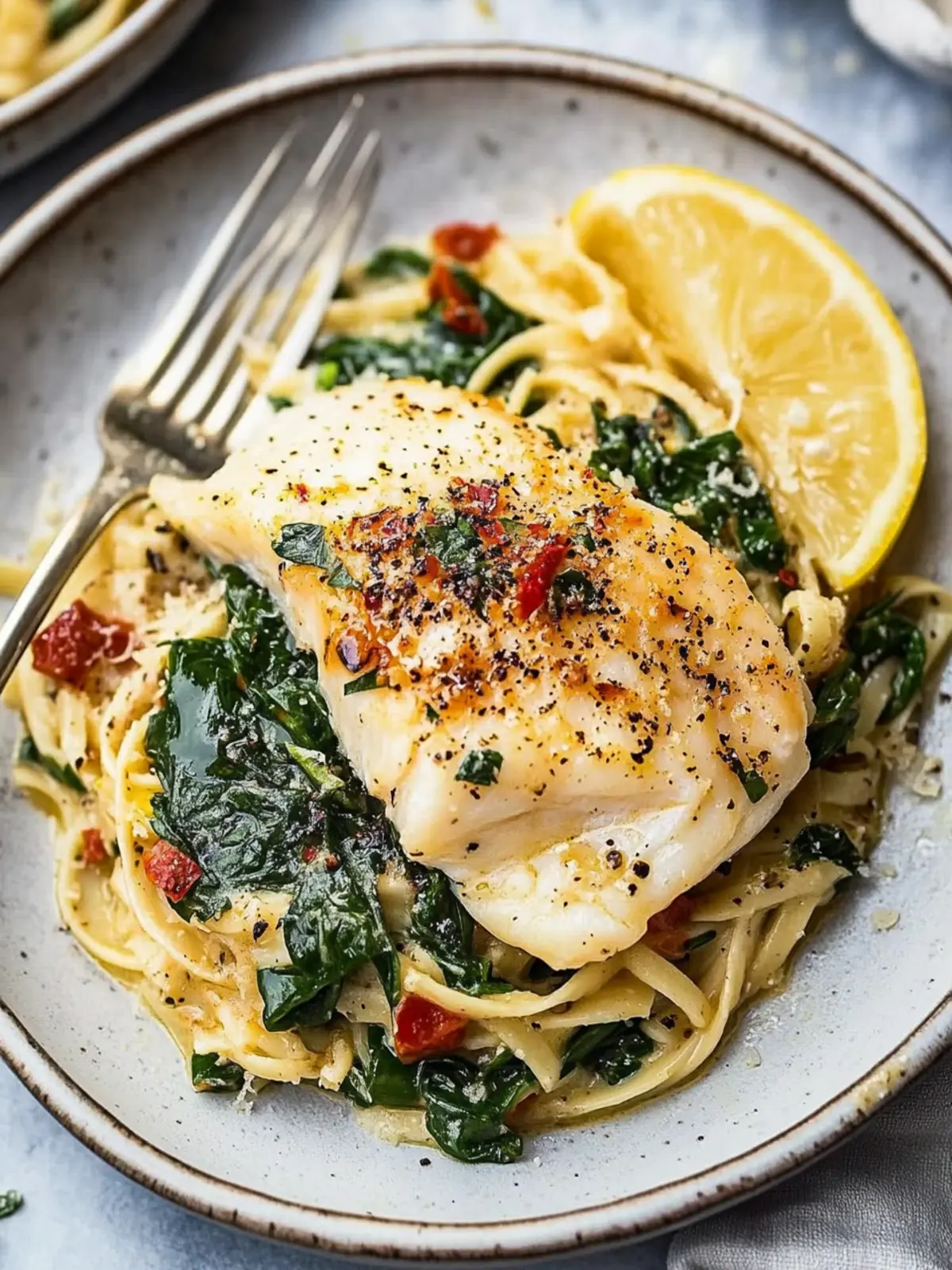 Delicious Fish Florentine with Creamy Spinach Bliss 4 Fish Florentine
