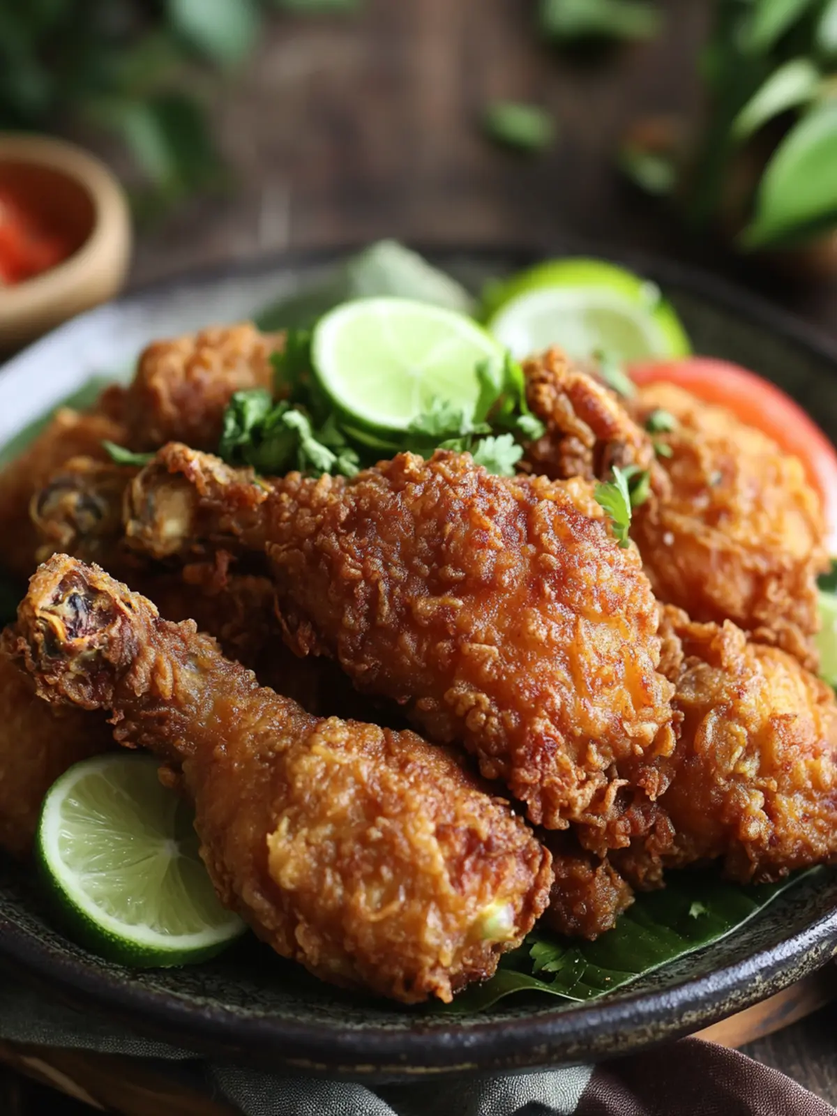 Irresistible Rendang Fried Chicken: A Flavor Explosion! 4 Rendang Fried Chicken