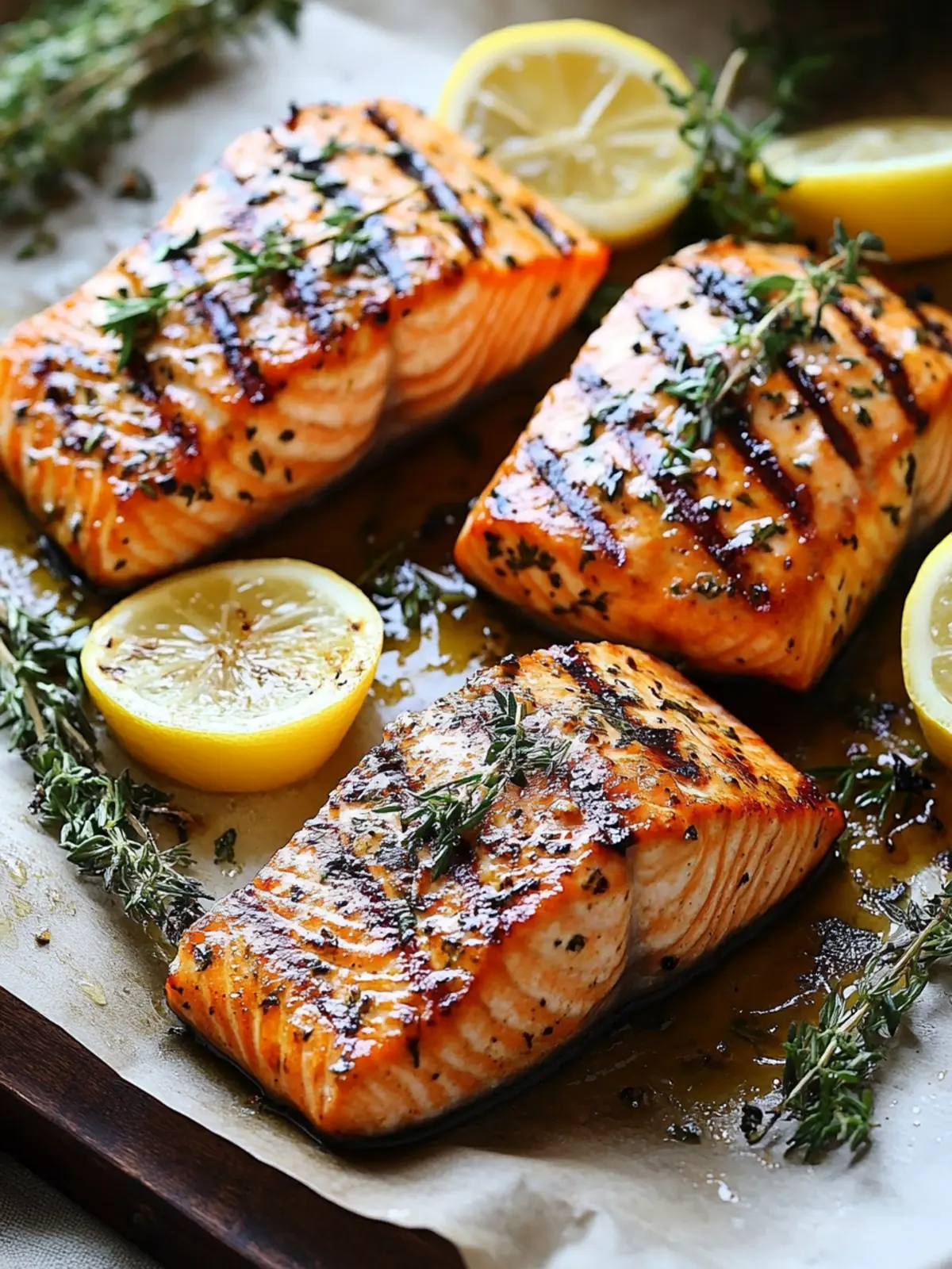 Savor the Flavor: Lemon Herb Grilled Salmon Recipe 2 Lemon Herb Grilled Salmon