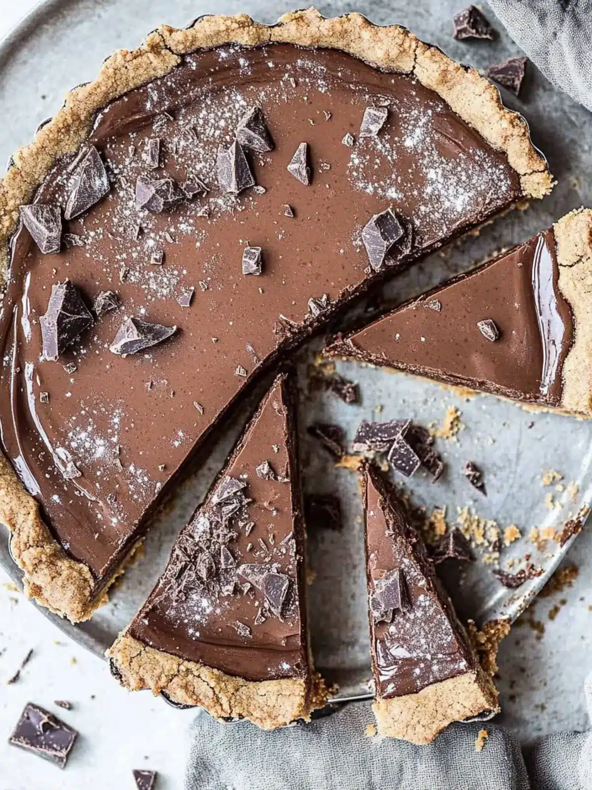 Decadent Double Chocolate Cookie Dough Tart You’ll Love 4 Double Chocolate Cookie Dough Tart