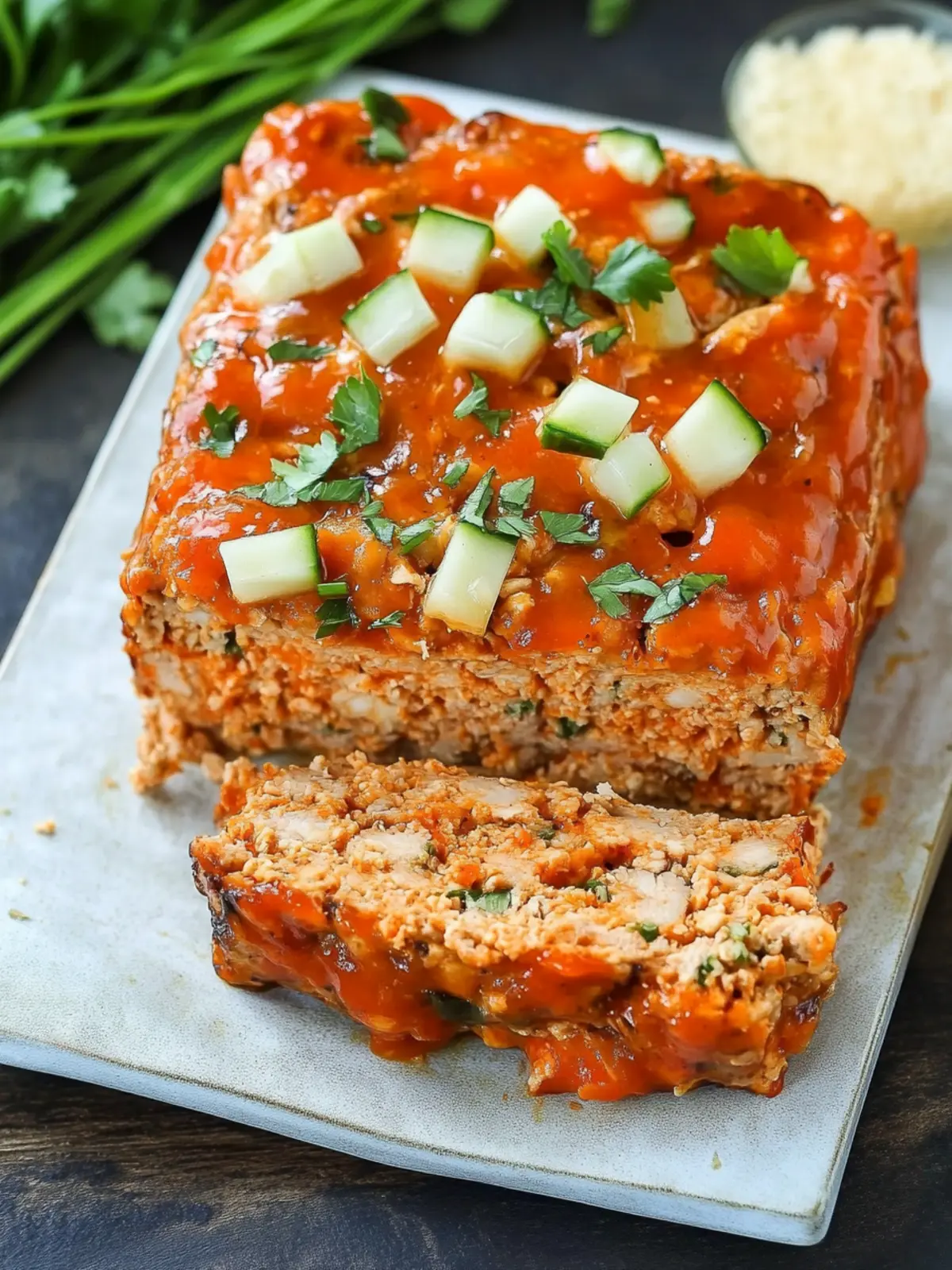 Savory Buffalo Chicken Meatloaf: A Flavorful Twist on Comfort 2 Buffalo Chicken Meatloaf