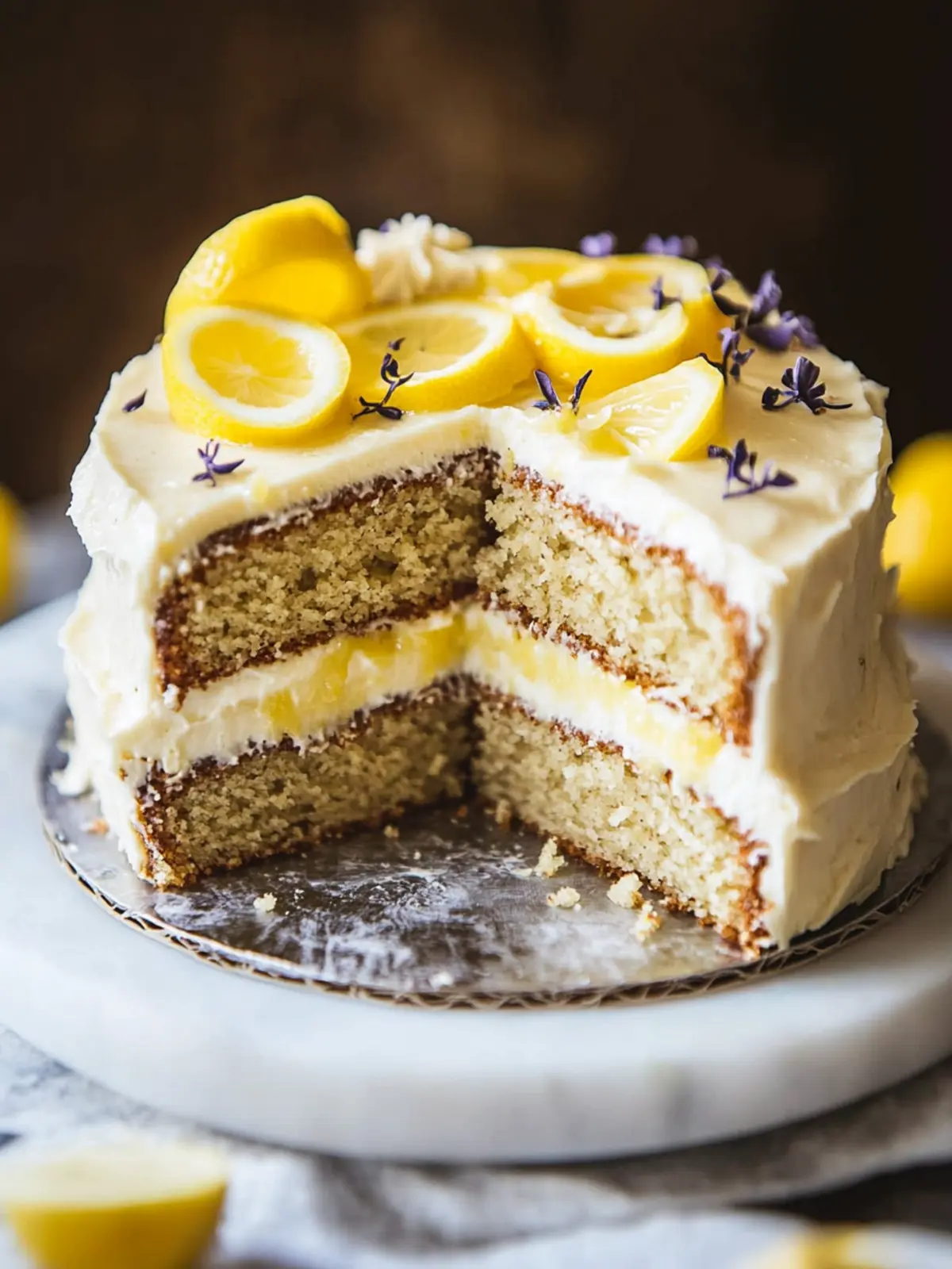 Elevate Your Baking: Earl Grey Cake with Lemon Curd Delight 2 Earl Grey Cake with Lemon Curd