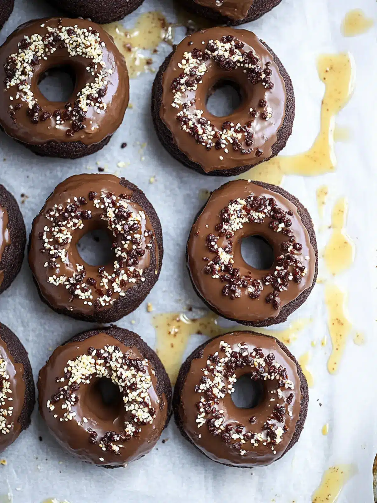 Irresistible Chocolate Tahini Doughnuts You’ll Love to Make 2 Chocolate Tahini Doughnuts