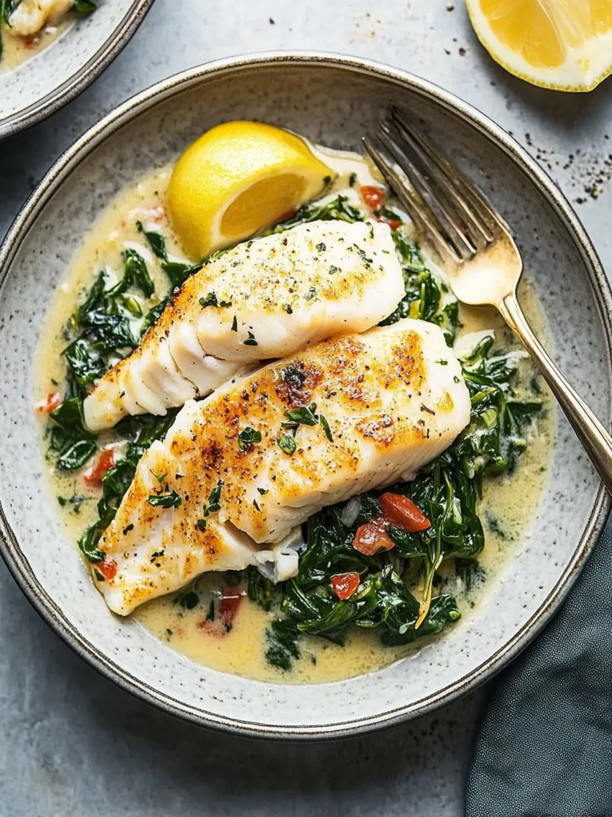 Delicious Fish Florentine with Creamy Spinach Bliss 5 Fish Florentine