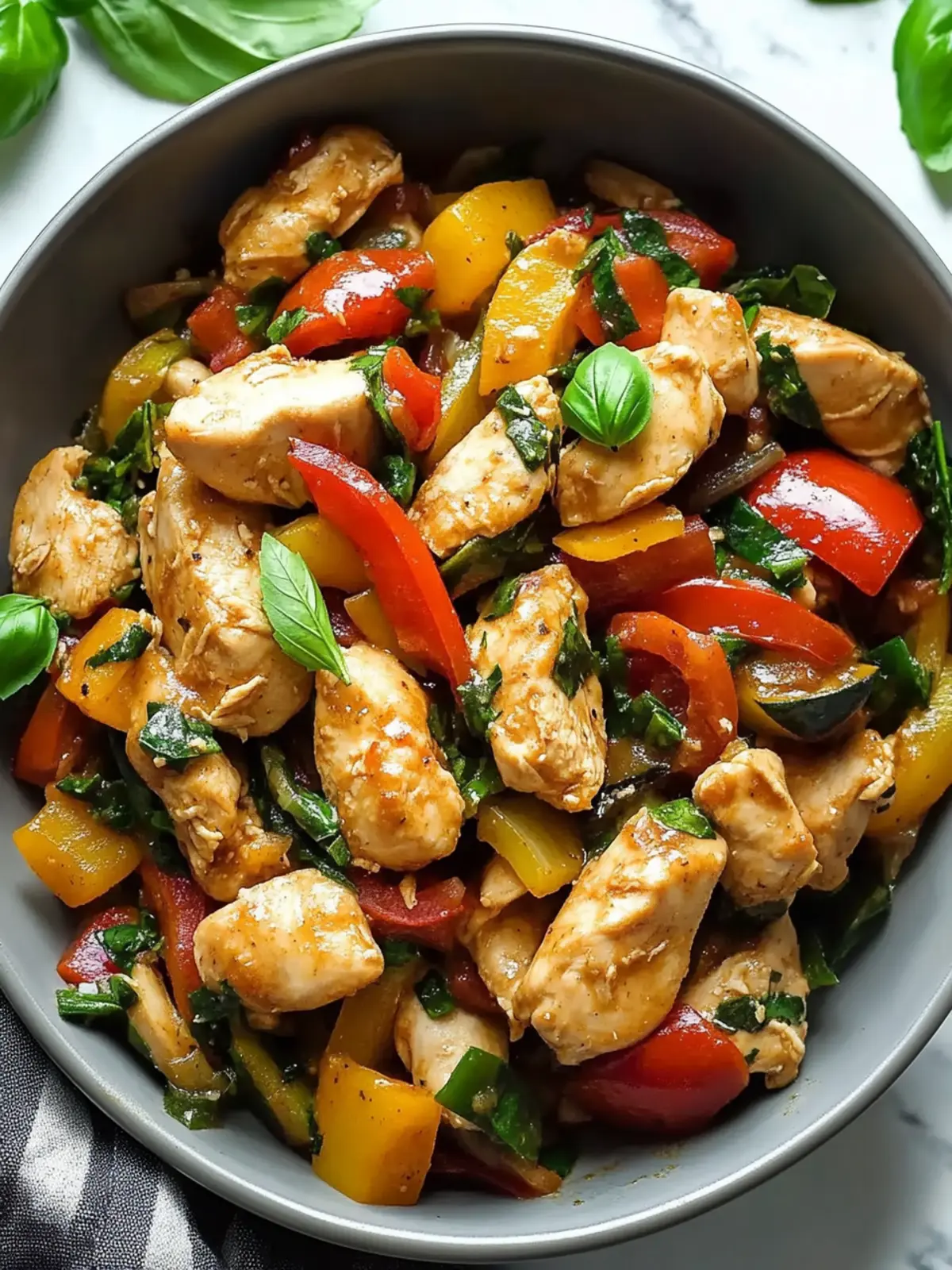 Mediterranean Chicken Stir Fry for a Flavorful Healthy Dinner 2 Mediterranean Chicken Stir Fry