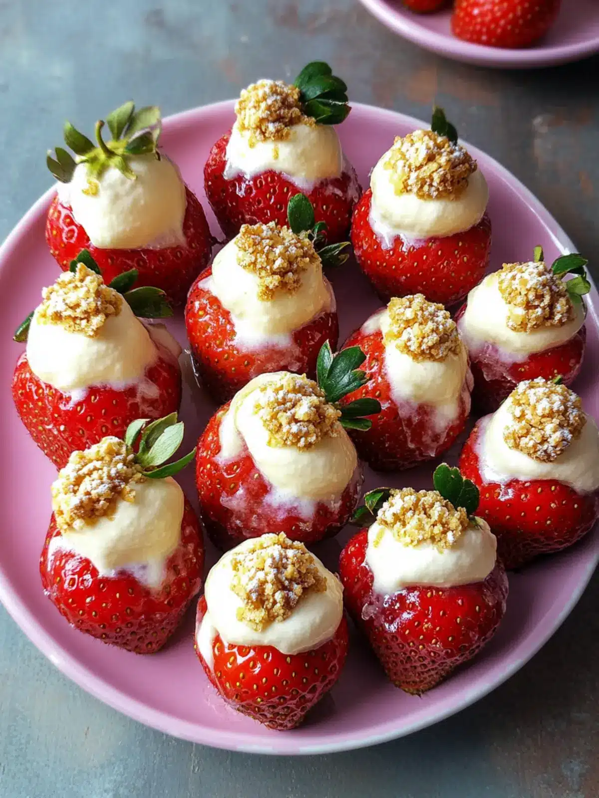 Cheesecake Stuffed Strawberries: A Sweet Delight You’ll Love 4 Cheesecake Stuffed Strawberries