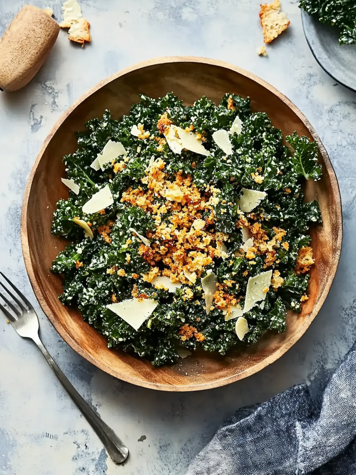 Chopped Kale Salad with Toasted Breadcrumbs for Fresh Flavor 5 Chopped Kale Salad with Toasted Breadcrumbs