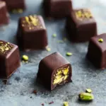 Decadent Dark Chocolate Pistachio Pralines to Indulge In 3 Dark Chocolate Pistachio Pralines