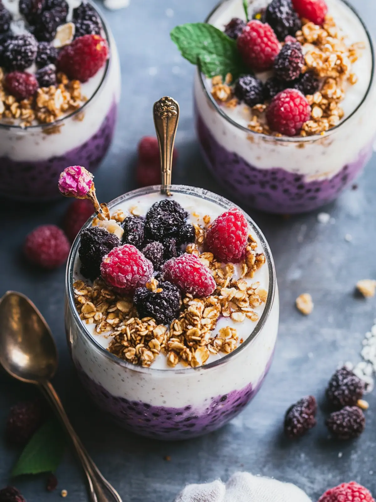 Delightful Black Goji Breakfast Parfaits for a Fresh Start 3 Black Goji Breakfast Parfaits