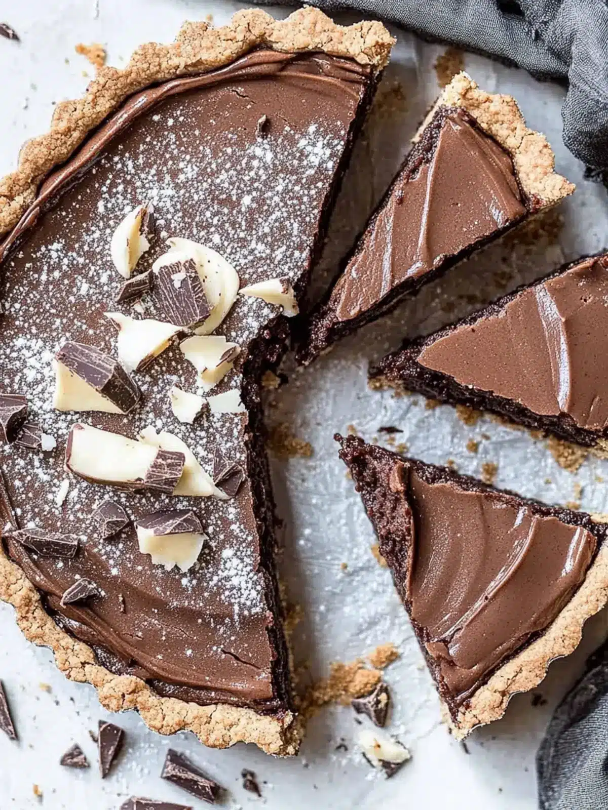 Decadent Double Chocolate Cookie Dough Tart You’ll Love 3 Double Chocolate Cookie Dough Tart