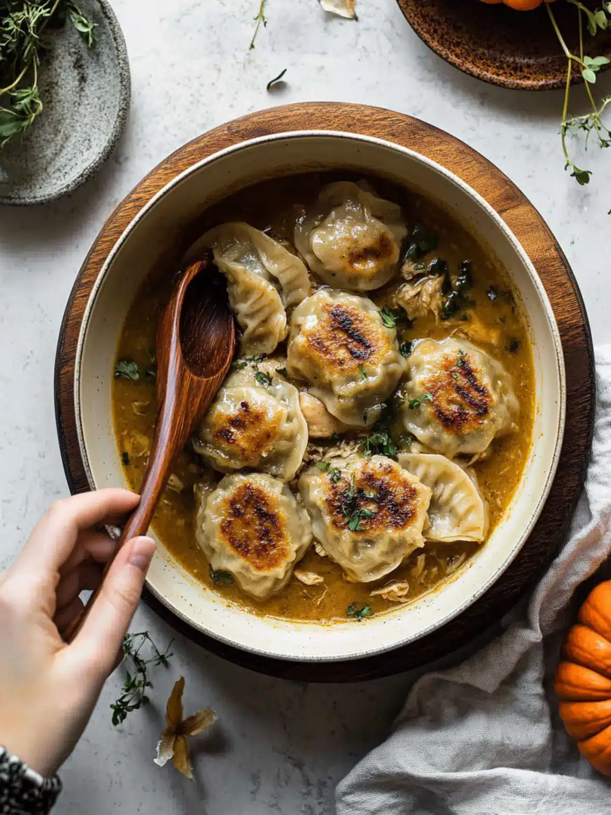 Cozy Chicken and Pumpkin Dumplings for Fall Comfort Food 2 Chicken and Pumpkin Dumplings