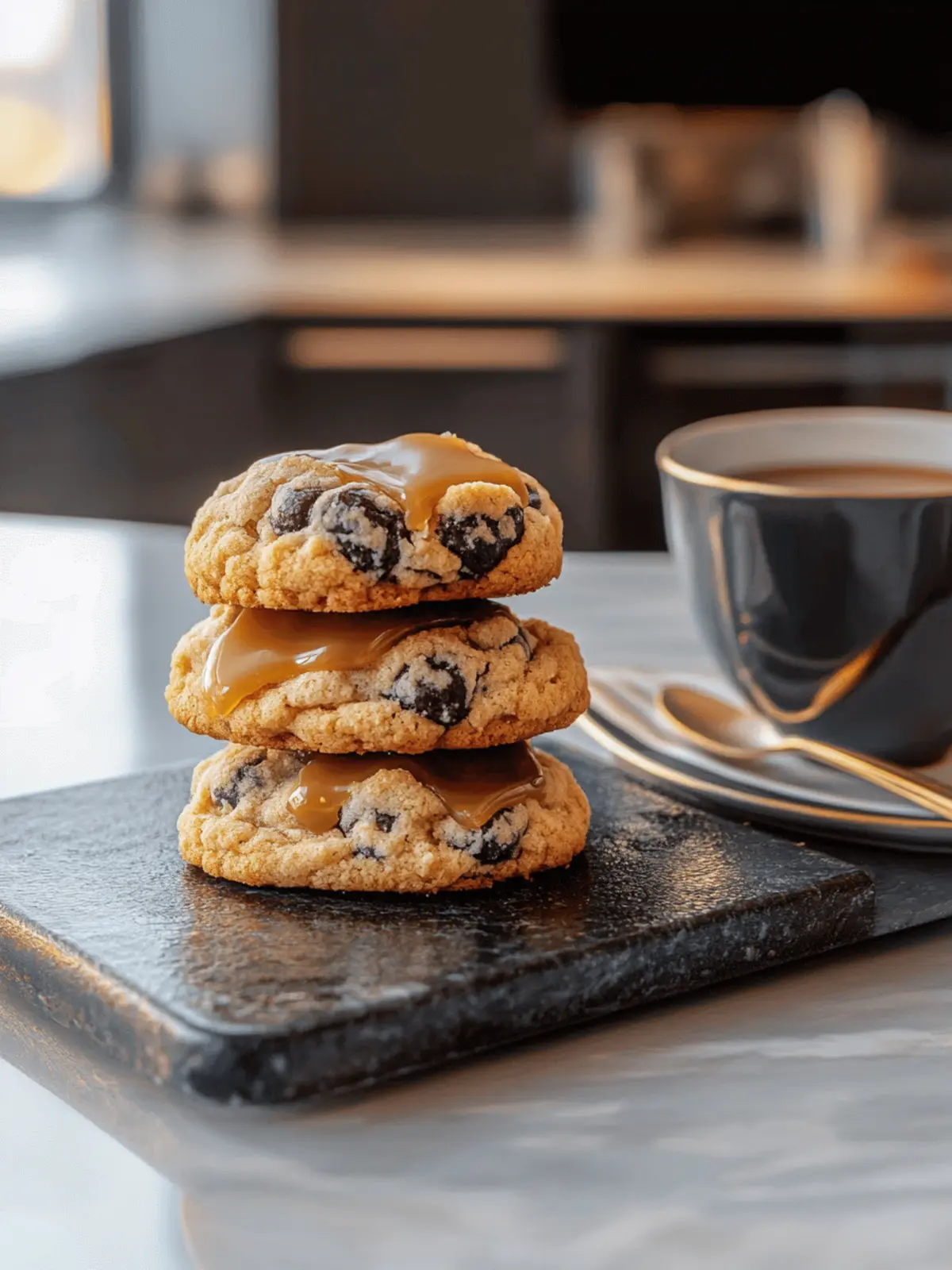 Irresistible Caramel Stuffed NYC Cookies You’ll Crave! 4 Caramel Stuffed NYC Cookies