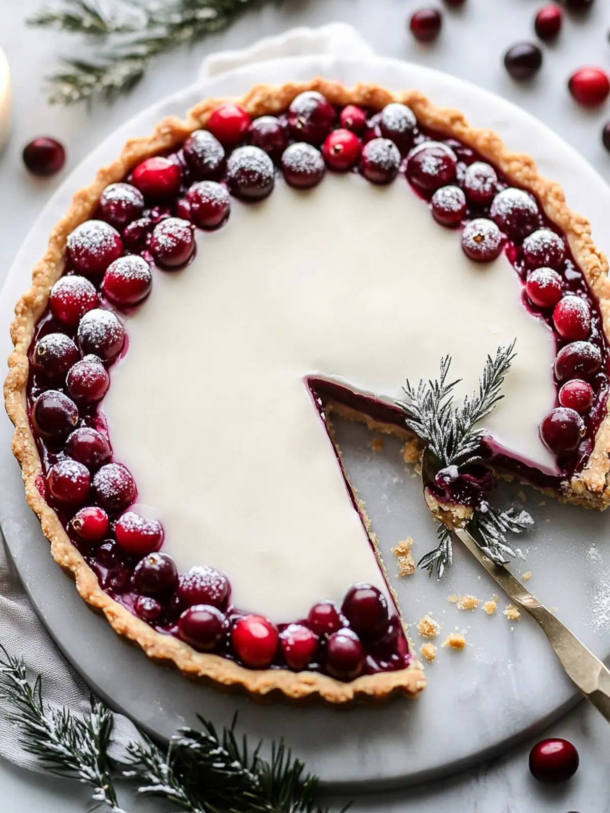 Irresistible White Chocolate Cranberry Tart You Can Make Today 3 White Chocolate Cranberry Tart