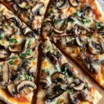 Vegan Mushroom Pizza with Bread Machine Dough Made Easy 9 Vegan Mushroom Pizza with Bread Machine Pizza Dough