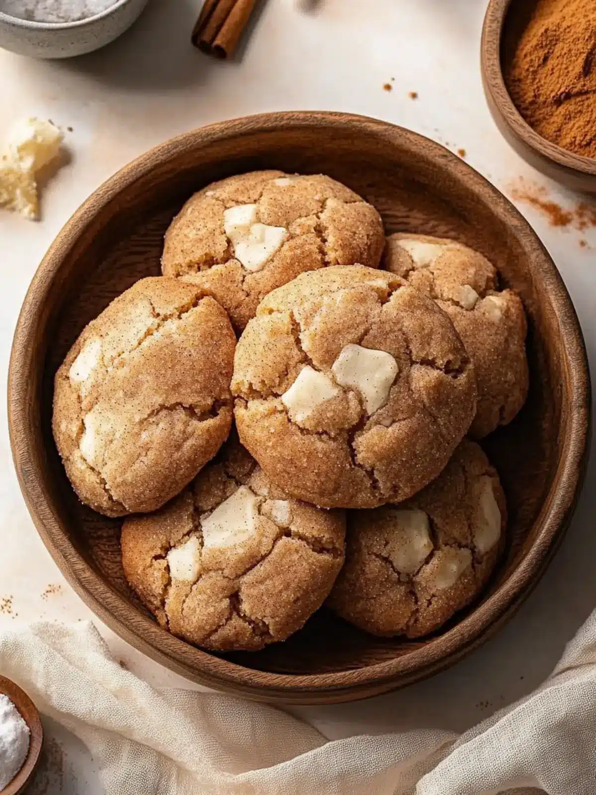 Bakery Style Snickerdoodles: Soft, Chewy, and Irresistible! 5 Bakery Style Snickerdoodles