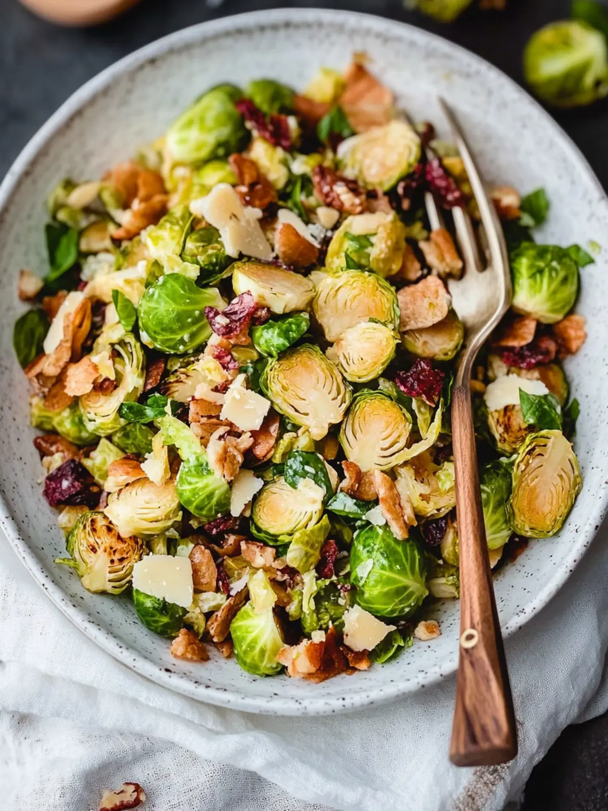 Savor the Warm Brussels Sprouts Salad with Bacon Delight 3 Warm Brussels Sprouts Salad