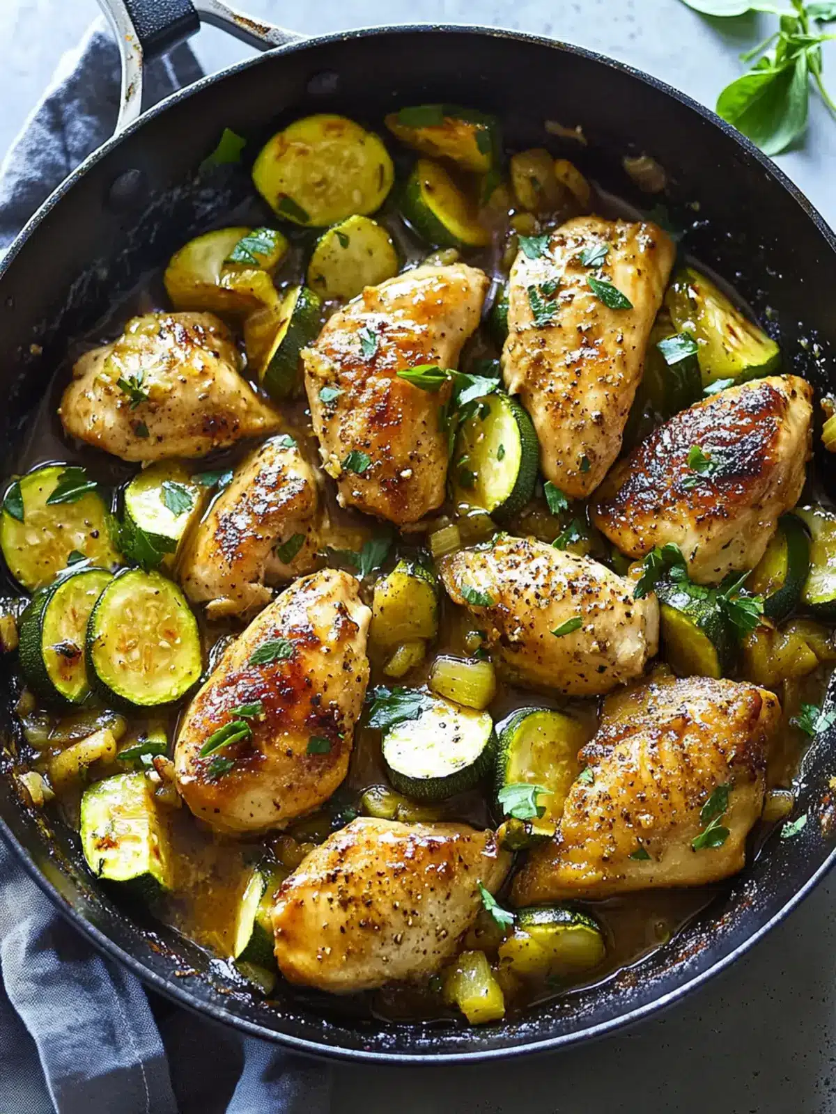 Savor This Honey Garlic Chicken and Zucchini Skillet Delight 4 Honey Garlic Chicken and Zucchini Skillet