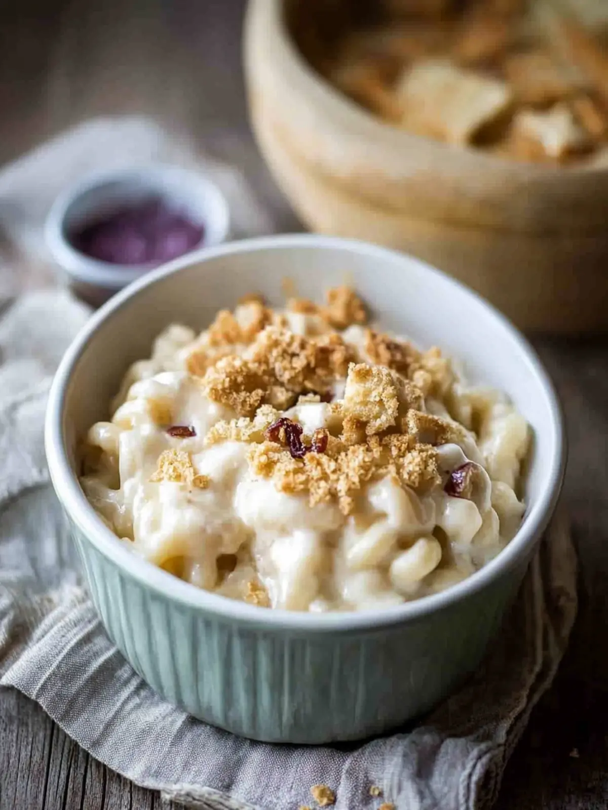 Creamy Brie Four Cheese Mac and Cheese with Buttery Ritz Crust 2 Creamy Brie Four Cheese Mac and Cheese with Buttery Ritz Crackers