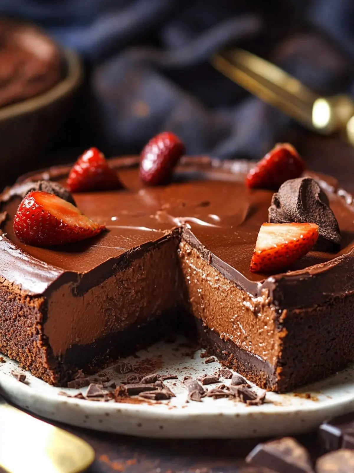 Decadent Brownie Chocolate Basque Cheesecake Recipe to Cherish 3 Brownie Chocolate Basque Cheesecake