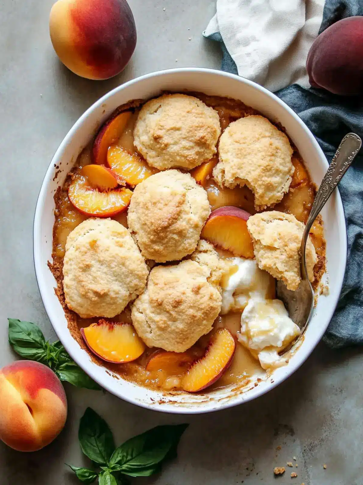 Delicious Biscuit Peach Cobbler That'll Impress Everyone 2 Biscuit Peach Cobbler
