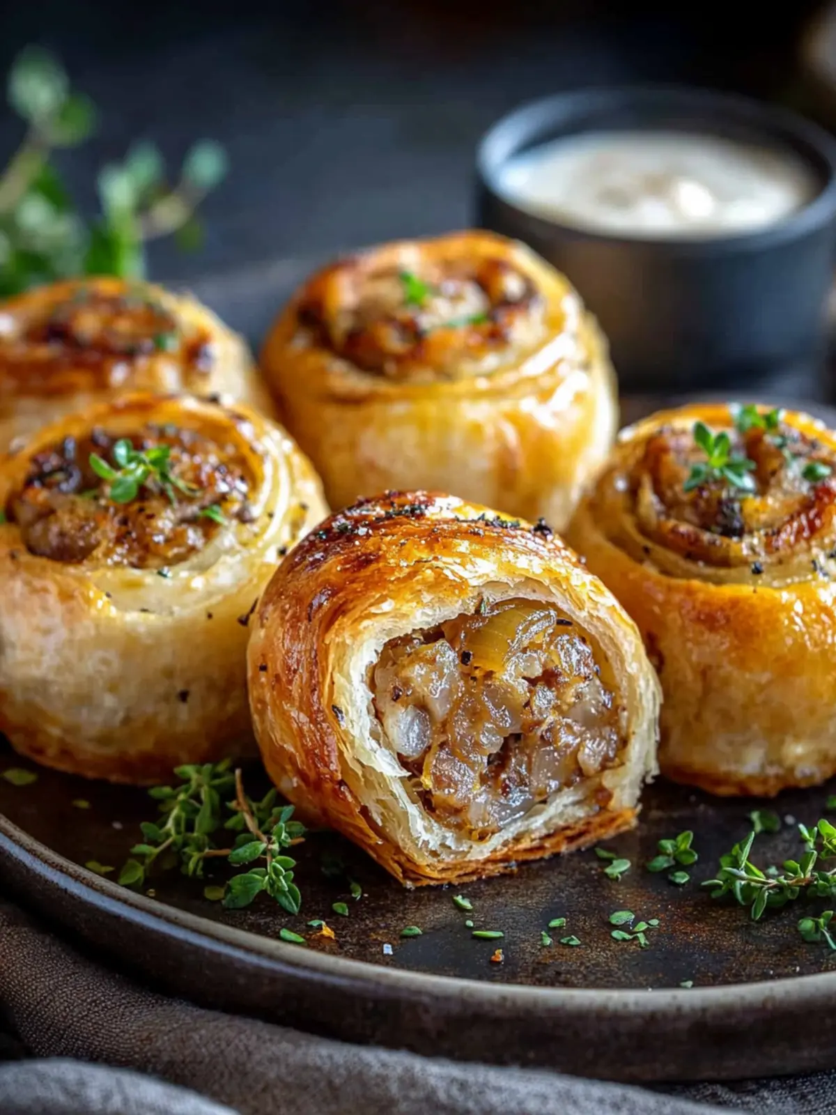 Savory French Onion Sausage Rolls Worth Savoring at Home 3 Savory French Onion Sausage Rolls