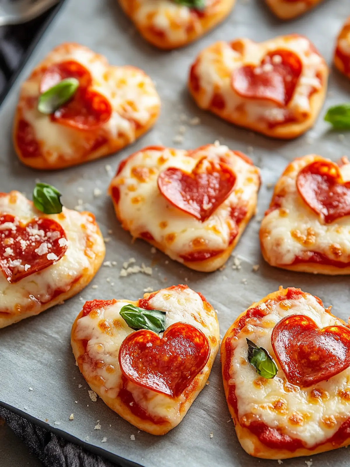 Heart-Shaped Mini Pizzas for a Fun Family Dinner Night 5 Heart-Shaped Mini Pizzas