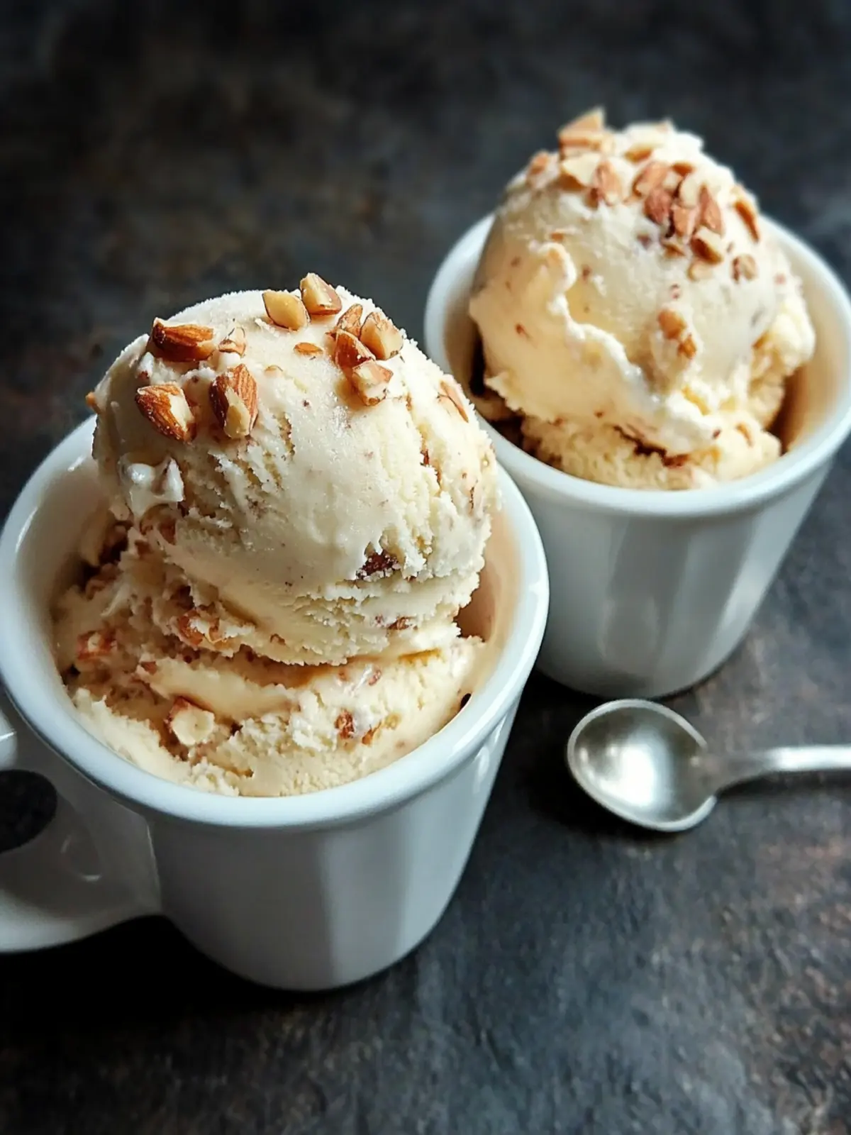 Indulge in Decadent Butter Almond Brittle Ice Cream at Home 2 Butter Almond Brittle Ice Cream