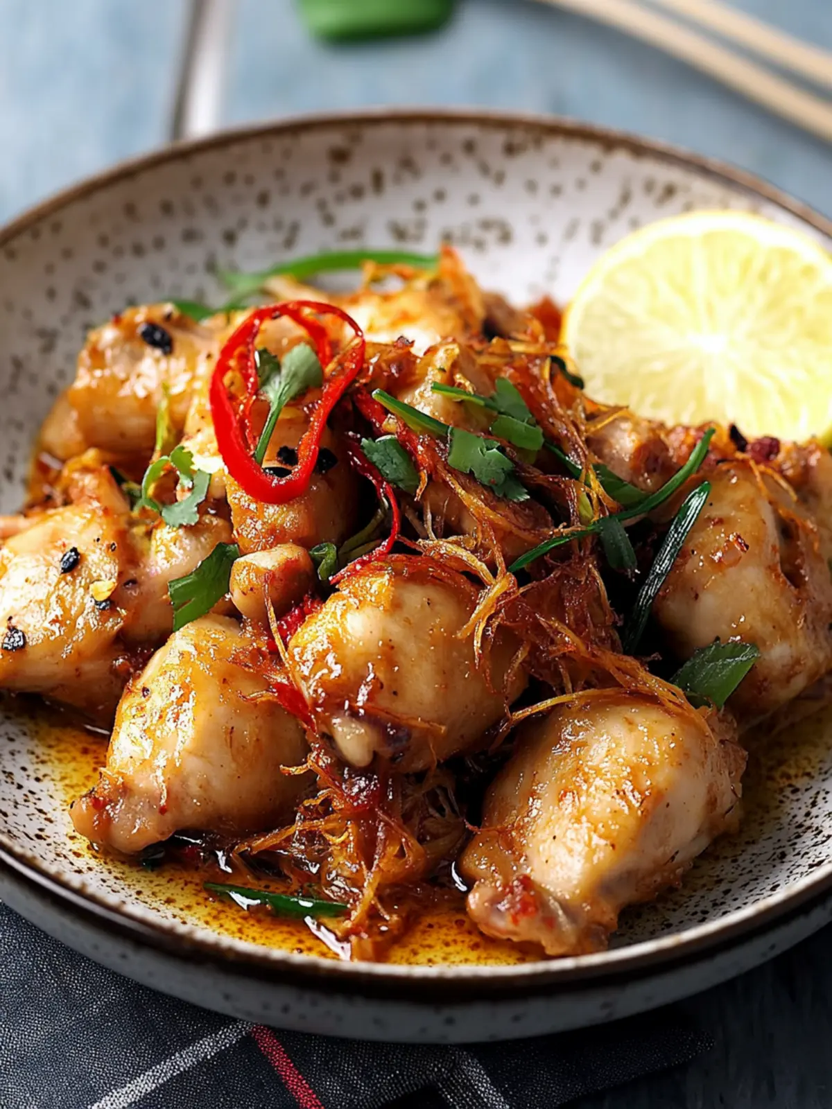 Crispy Thai Lemongrass Chicken: A Flavorful Homemade Delight 2 Thai Lemongrass Chicken