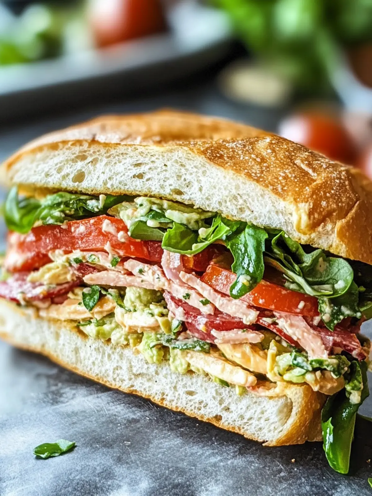Savory Italian Grinder Salad Sandwich Your New Favorite Meal! 2 Savory Italian Grinder Salad Sandwich