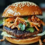 Korean BBQ Burger with Kimchi Slaw: Your Flavor Journey Awaits 6 Korean BBQ Burger with Kimchi Slaw