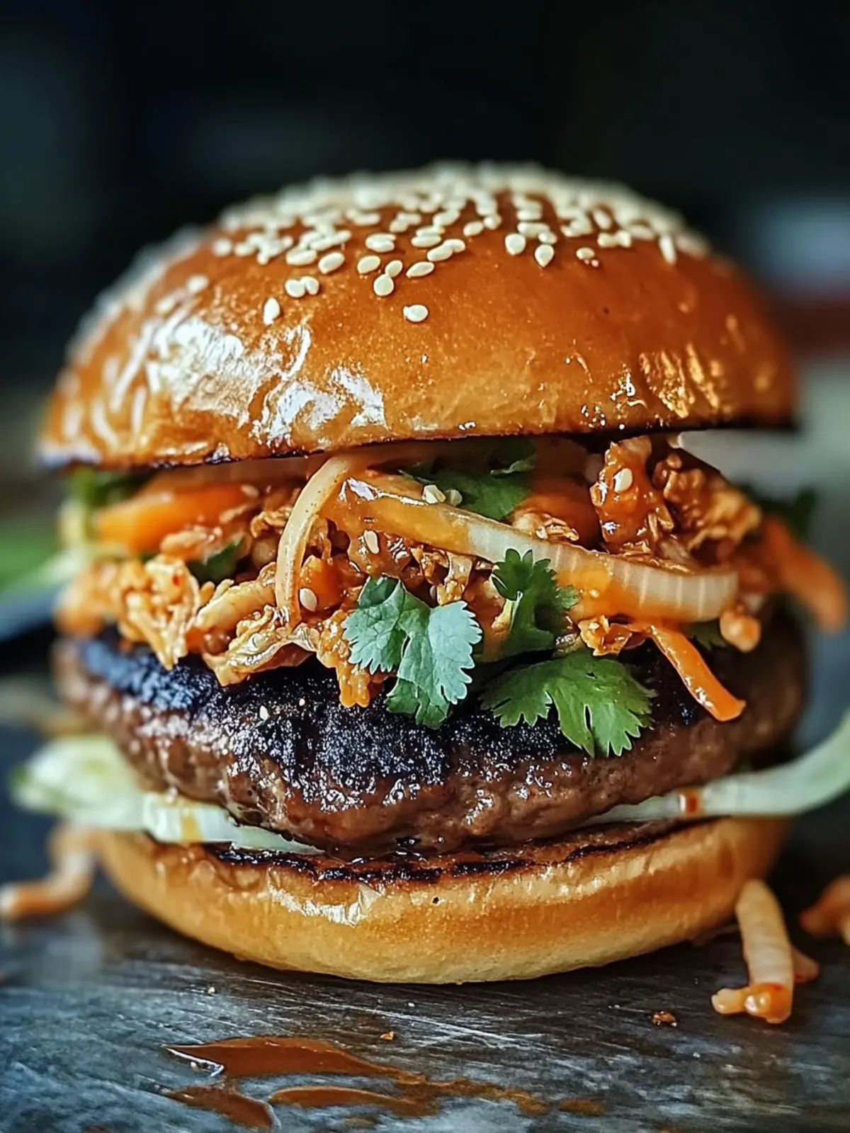 Korean BBQ Burger with Kimchi Slaw: Your Flavor Journey Awaits 5 Korean BBQ Burger with Kimchi Slaw