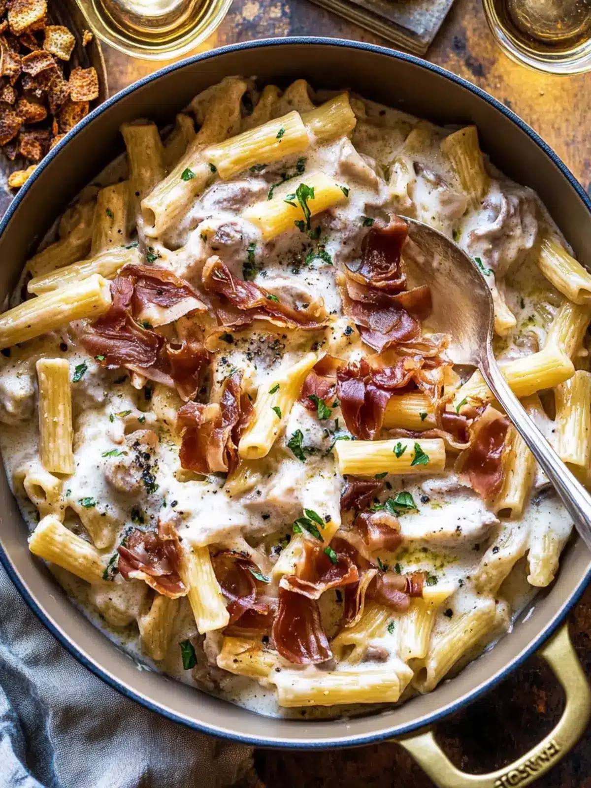 One Pot French Onion Pasta with Crispy Prosciutto Delight 5 One Pot French Onion Pasta with Crispy Prosciutto