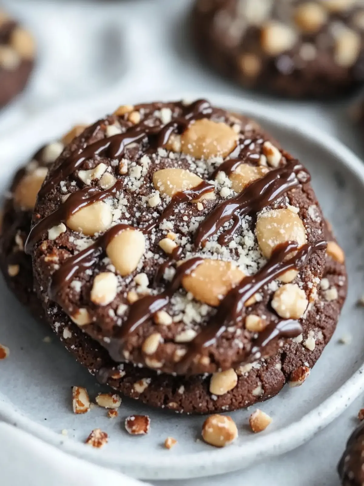 Irresistible Turtle Cookies: Nutty, Chewy, and Chocolatey! 3 Turtle Cookies