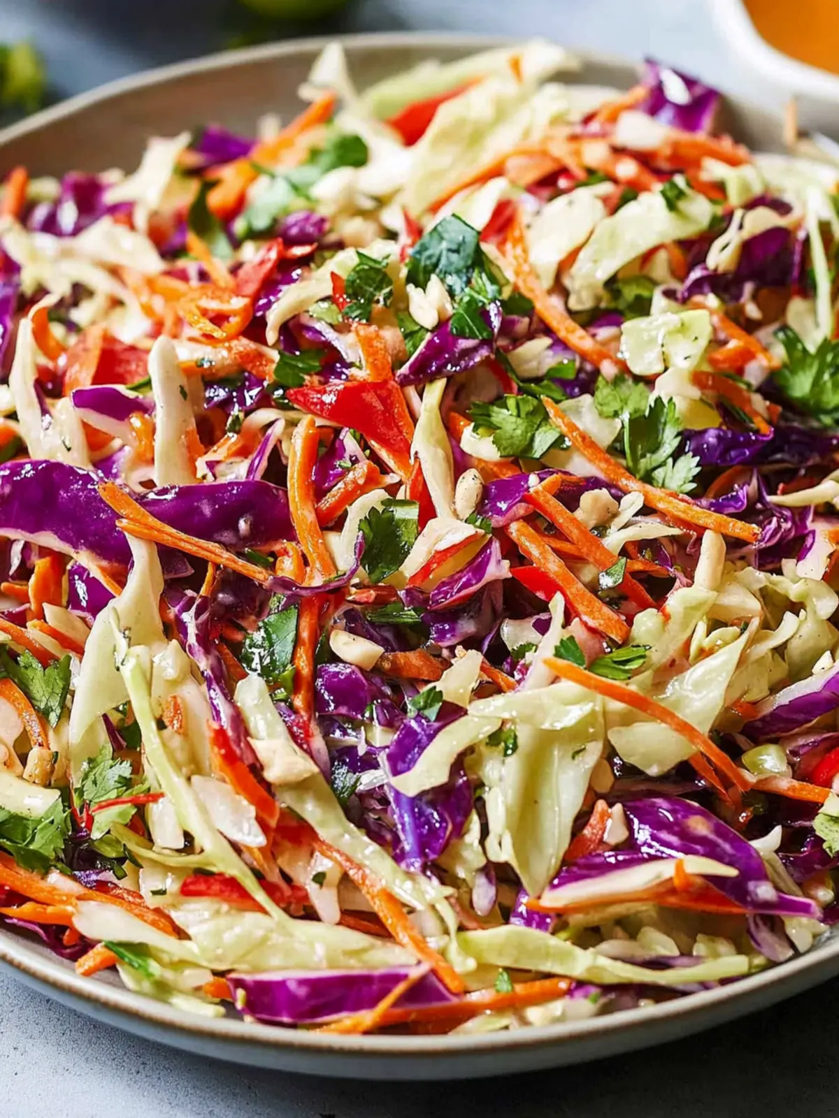 Crunchy Cabbage Salad with Dijon-Lime Vinaigrette to Wow You 3 Crunchy Cabbage Salad with Dijon-Lime Vinaigrette