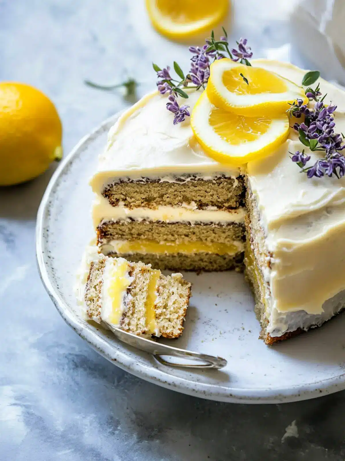 Elevate Your Baking: Earl Grey Cake with Lemon Curd Delight 5 Earl Grey Cake with Lemon Curd