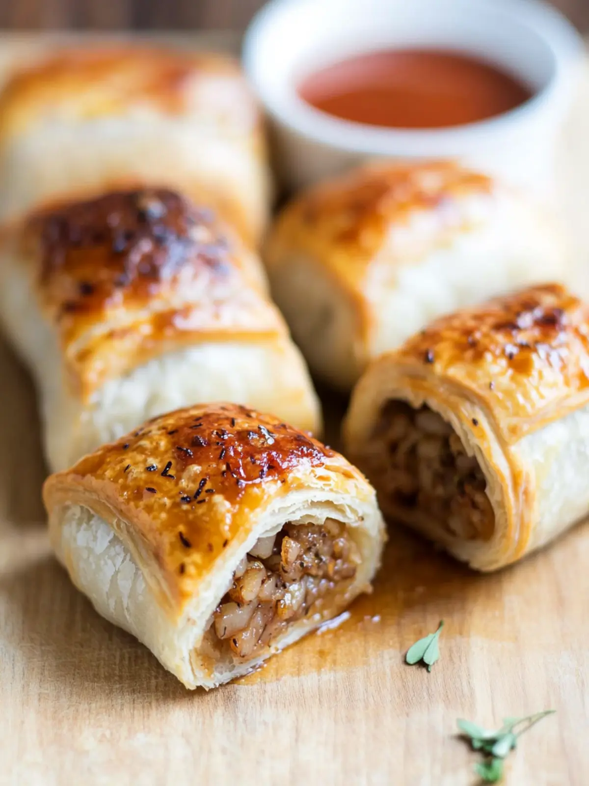 Irresistible Caramelised Apple and Fennel Pork Sausage Rolls 4 Caramelised Apple and Fennel Pork Sausage Rolls