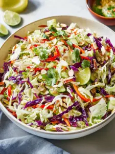 Crunchy Cabbage Salad with Dijon-Lime Vinaigrette to Wow You 6 Crunchy Cabbage Salad with Dijon-Lime Vinaigrette