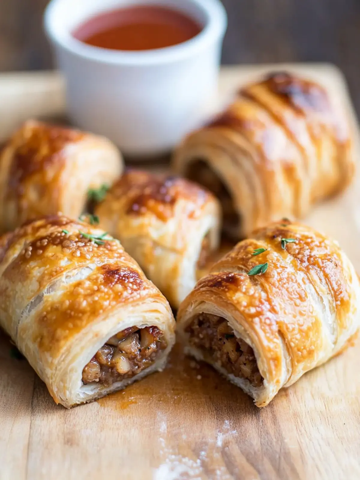 Irresistible Caramelised Apple and Fennel Pork Sausage Rolls 2 Caramelised Apple and Fennel Pork Sausage Rolls
