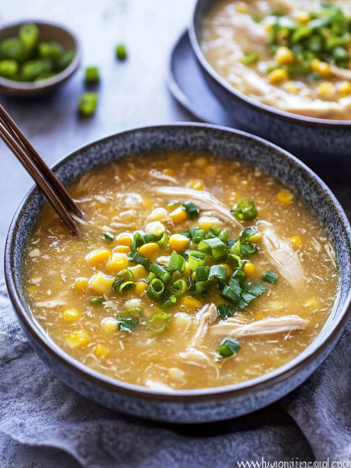 Delicious Chinese Chicken and Sweetcorn Soup in 40 Minutes 2 Chinese Chicken and Sweetcorn Soup