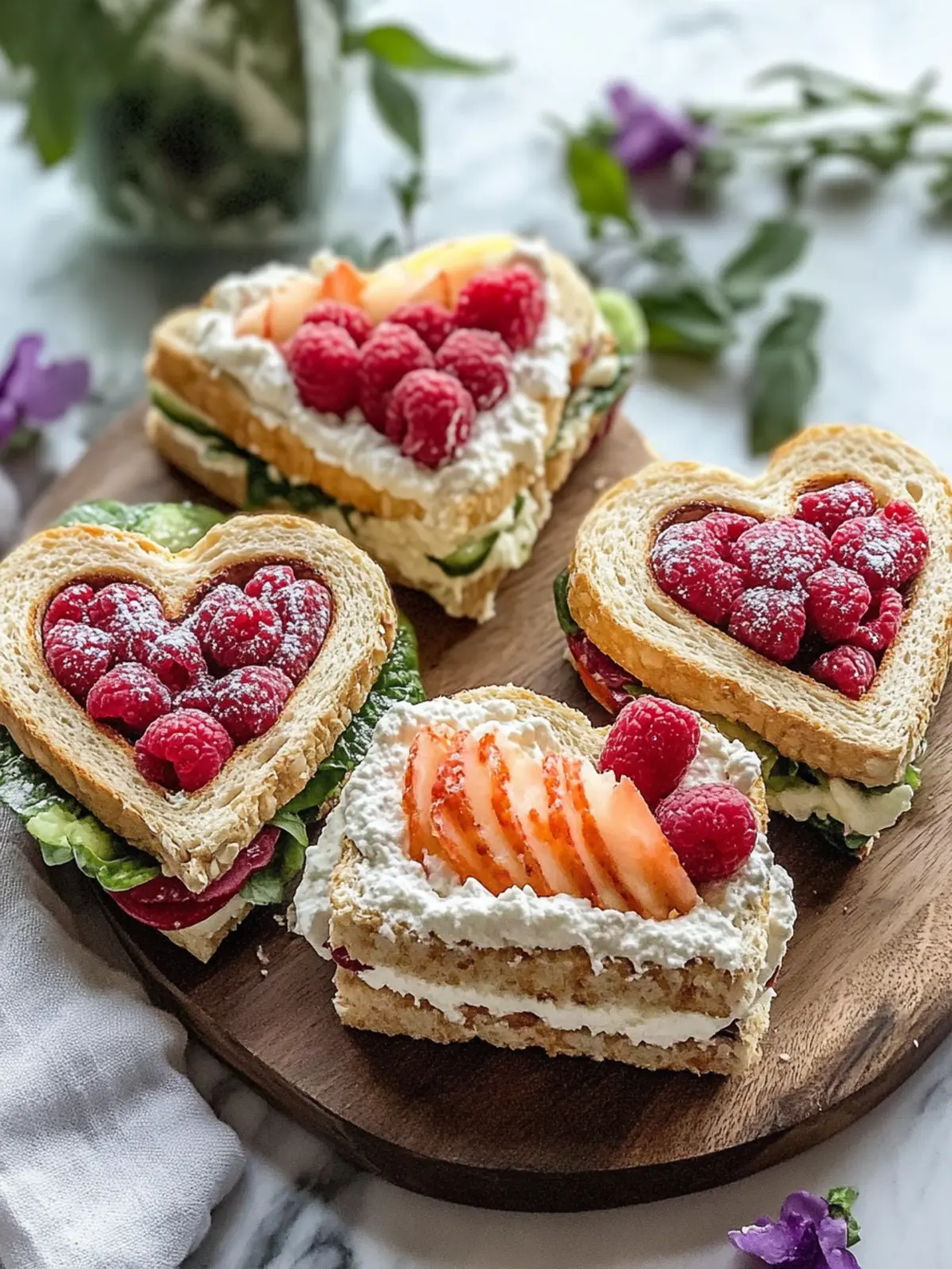 Perfect Galentines Heart-Shaped Tea Sandwich Board You'll Adore 2 Perfect Galentines Heart-Shaped Tea Sandwich Board
