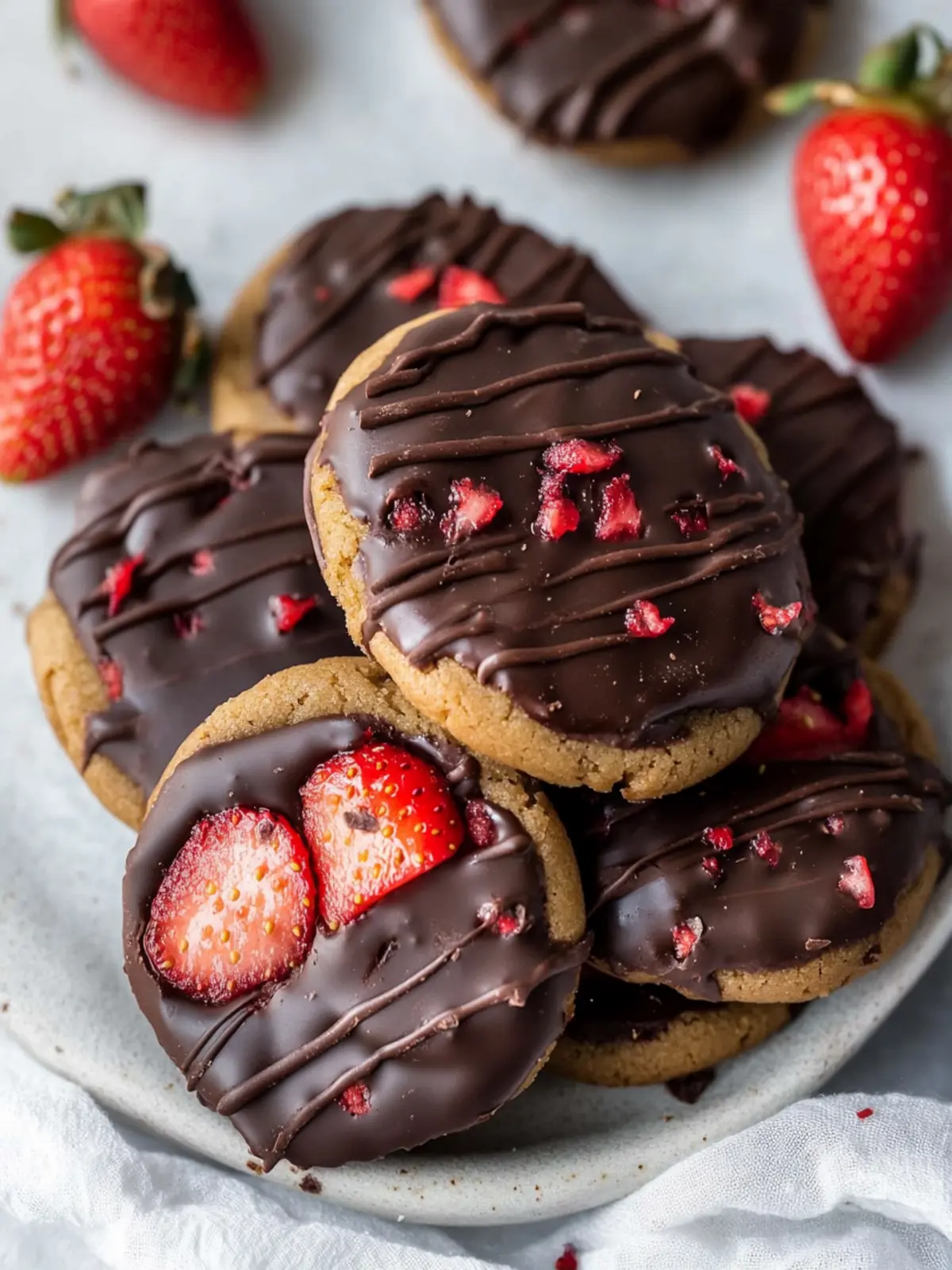 Decadent Chocolate Covered Strawberry Cookies to Savor 2 Chocolate Covered Strawberry Cookies