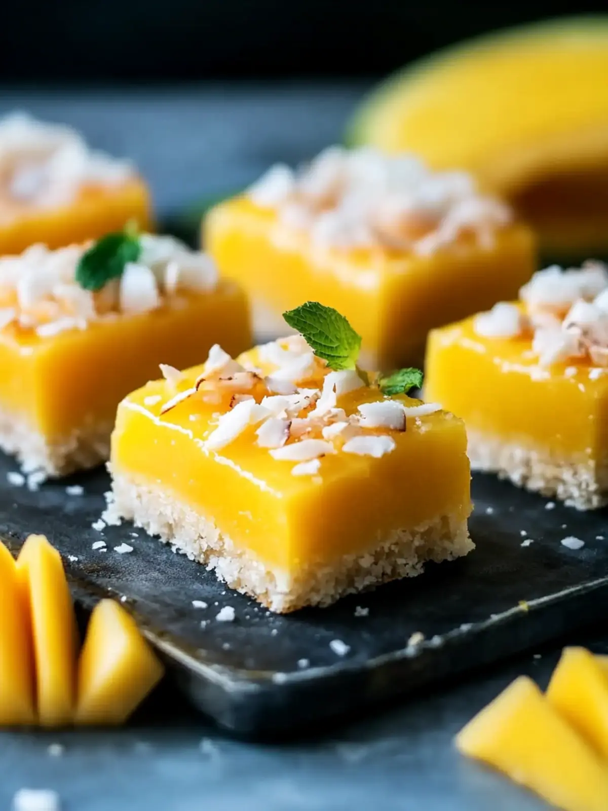 Delicious Easy Mango Coconut Bars for a Tropical Summer Treat 5 Easy Mango Coconut Bars
