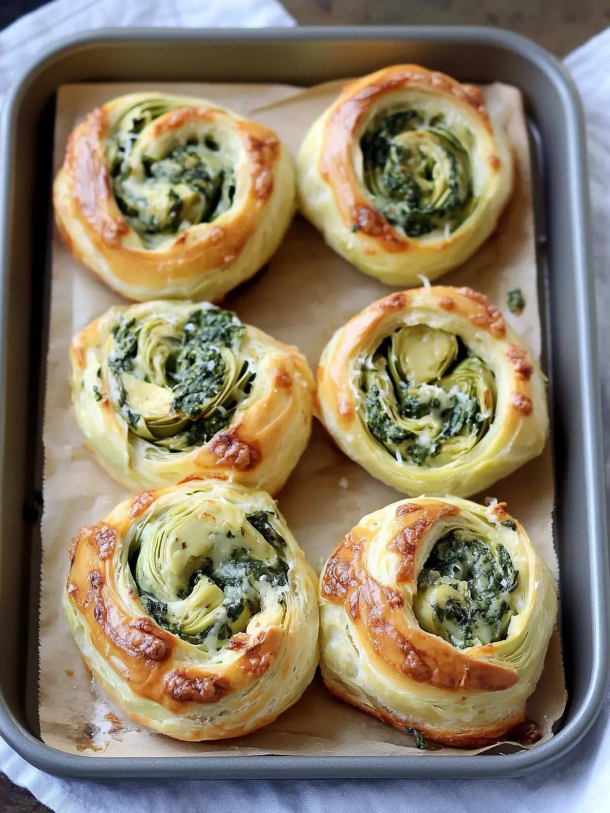 Savory Spinach Artichoke Swirls Perfect for Any Gathering 2 Spinach Artichoke Swirls